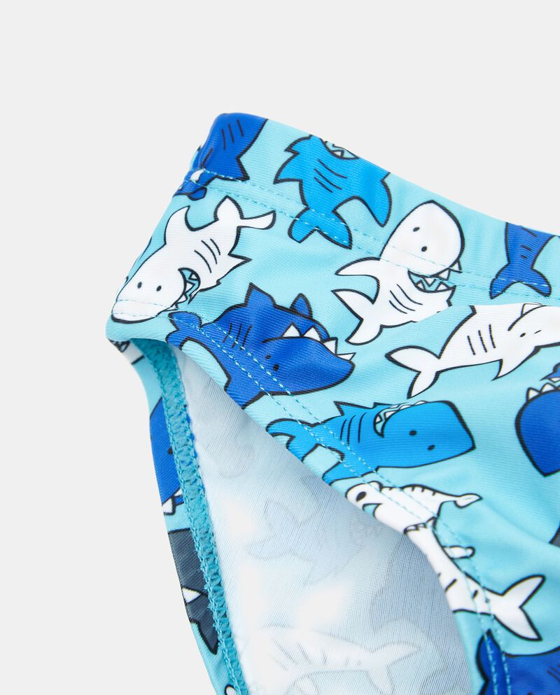 Costume slip stampa squali neonatodouble bordered 1 
