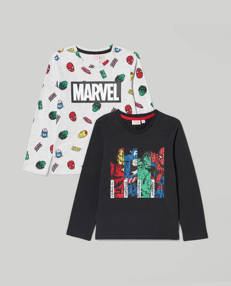 Pack 2 t-shirt Marvel a maniche lunghe bambino cover