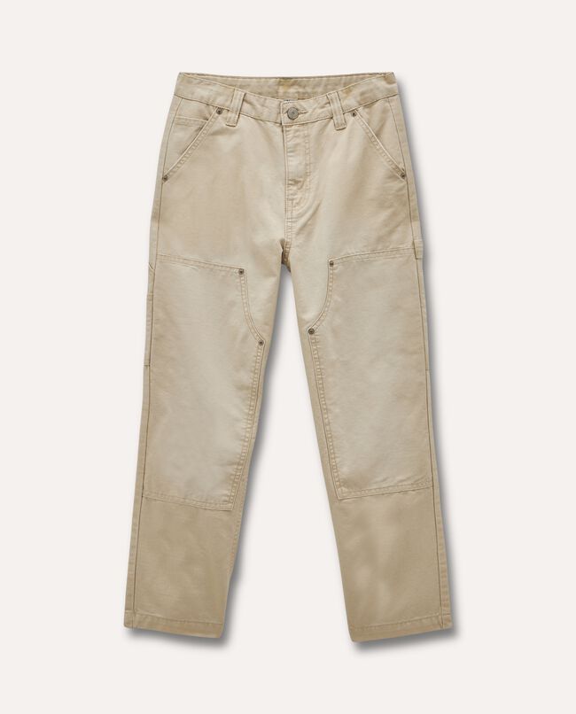 Pantaloni in puro cotone ragazzo carousel 0