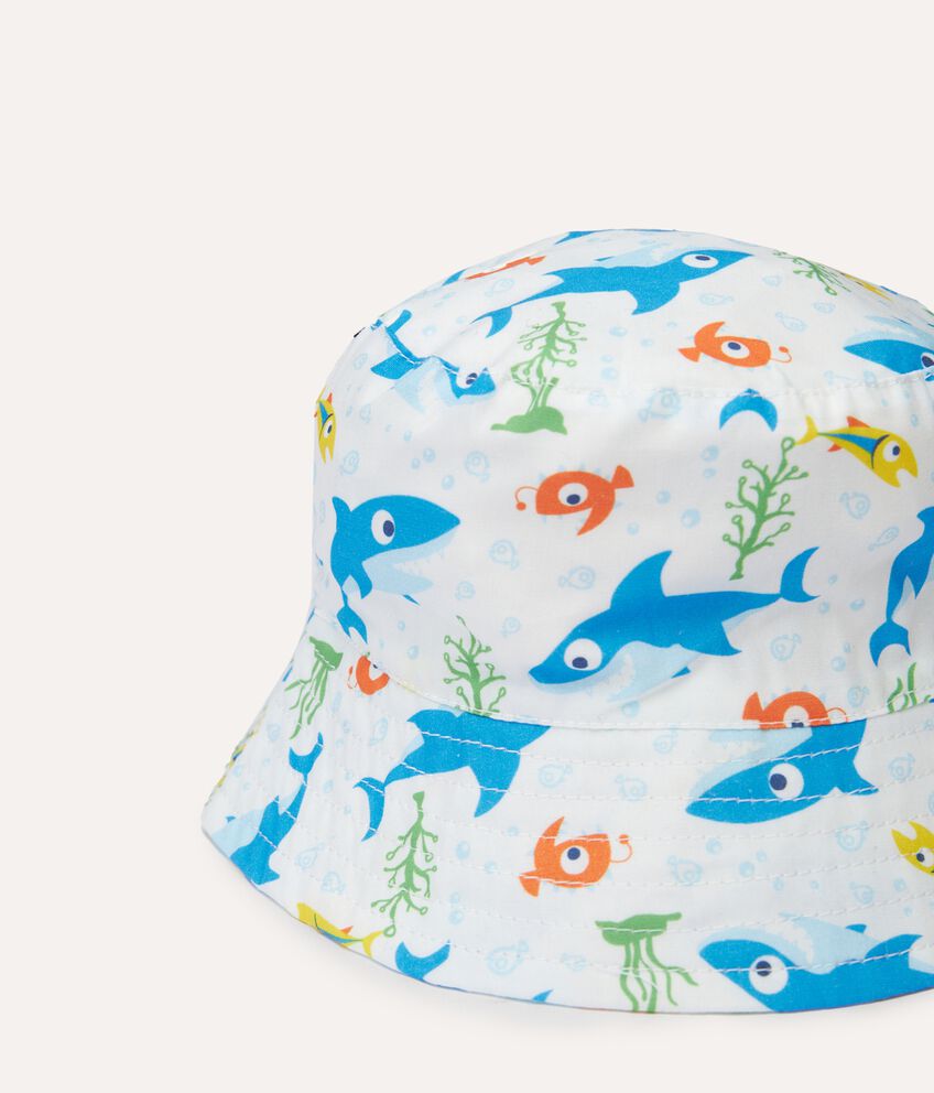 Cappello da pescatore in puro cotone neonato double 2 