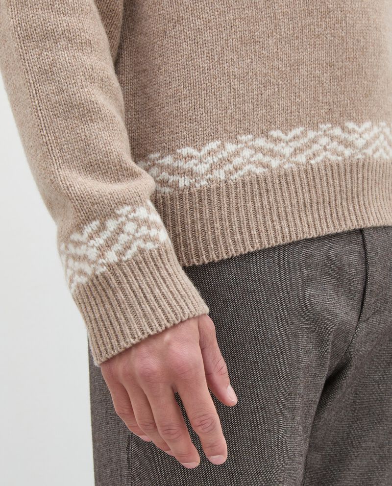 Dolcevita Rumford in tricot misto lana uomodouble bordered 2 lana