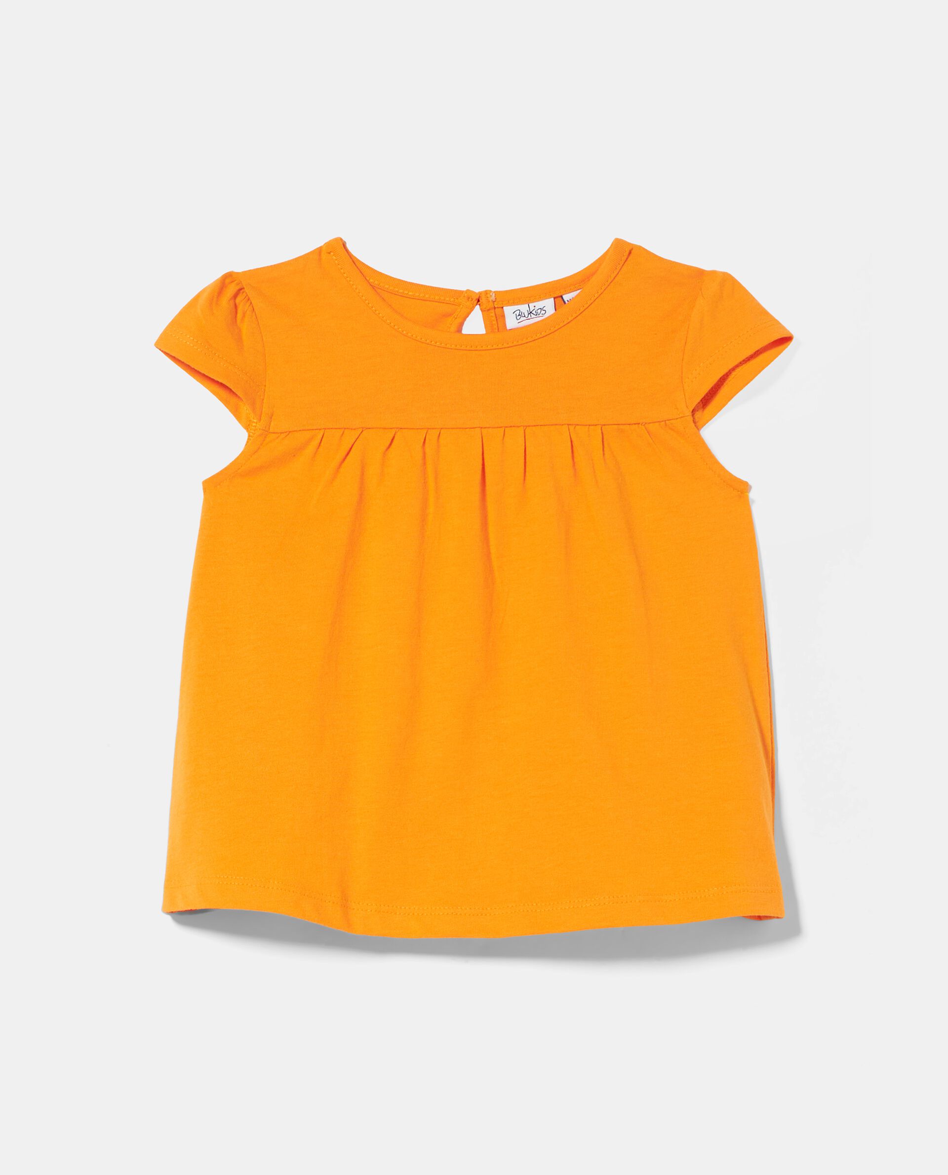 T-shirt in puro cotone con carrè neonata