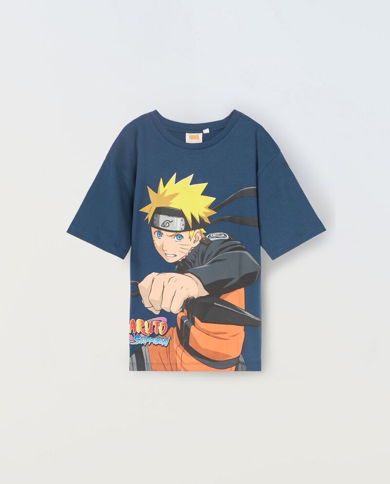 T-shirt Naruto in puro cotone ragazzodouble bordered 0 cotone