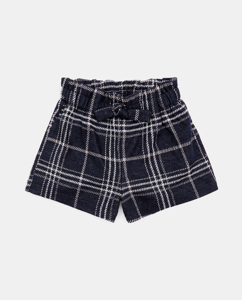 Shorts jacquard con fiocco neonata cover