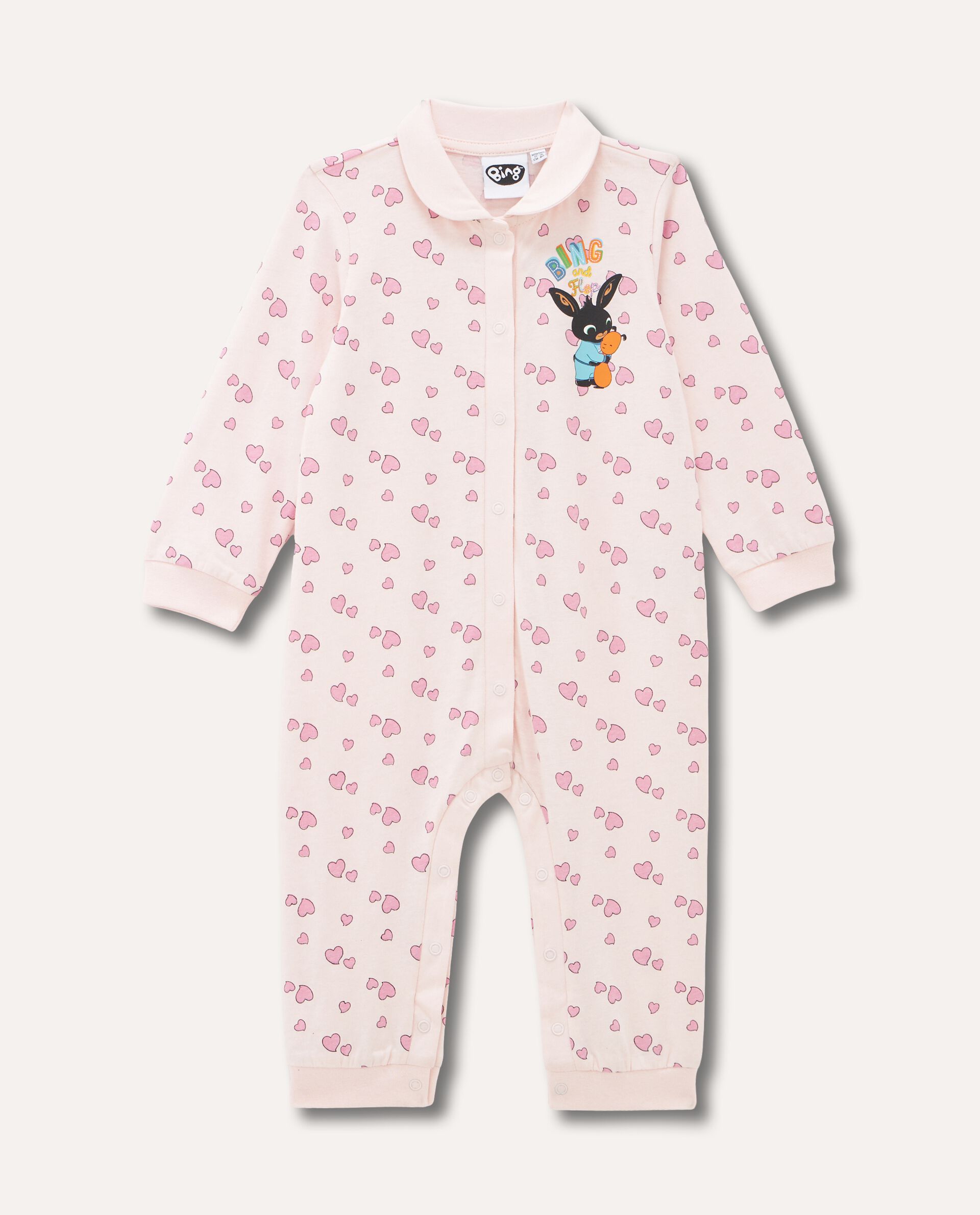 Tutina pigiama in puro cotone neonata
