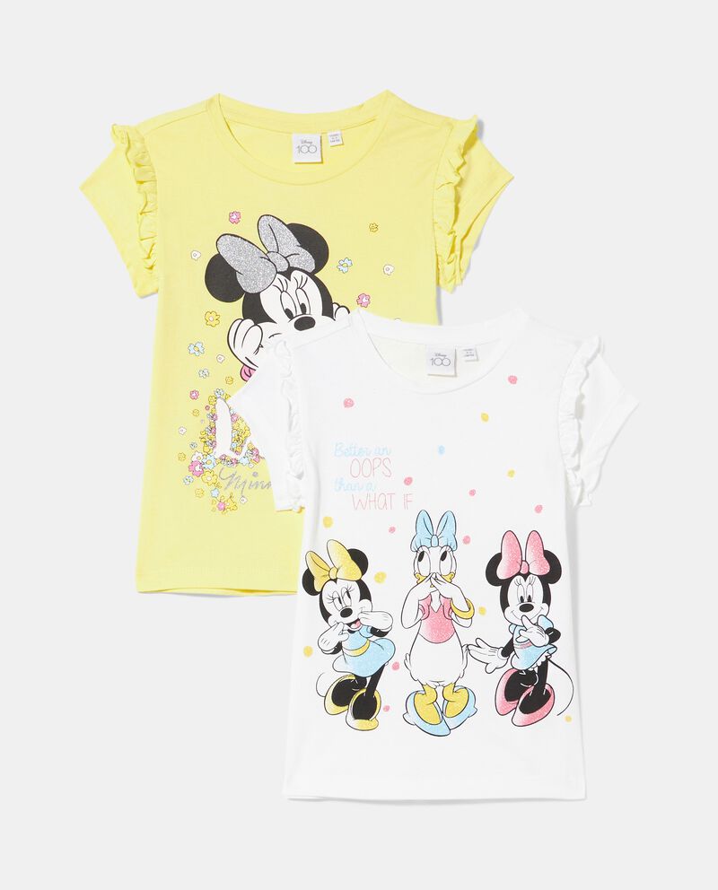Pack 2 t-shirt con rouches Disney bambina single tile 0 