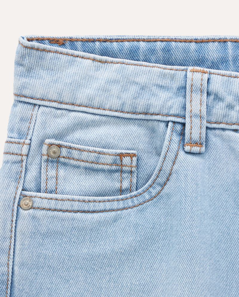 Jeans in puro cotone ragazza single tile 1 cotone