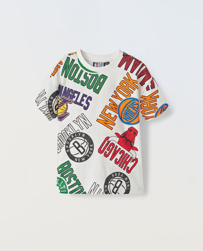 T-shirt NBA in puro cotone bambino carousel 0