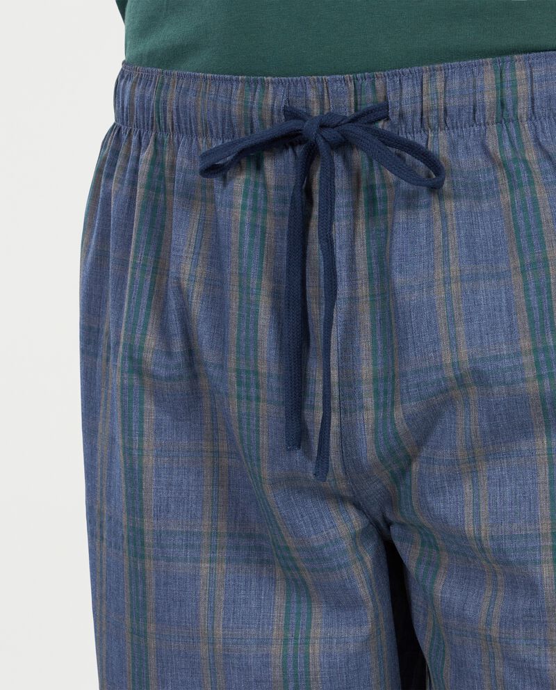 Pantaloni pigiama lunghi a quadri uomo single tile 2 cotone