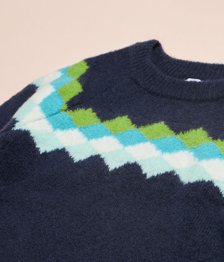 Maglione tricot con intarsio IANA neonato double 2 