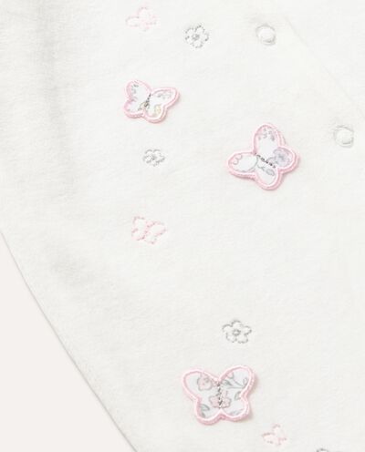 Tutina in velours di cotone con rouches neonata detail 1