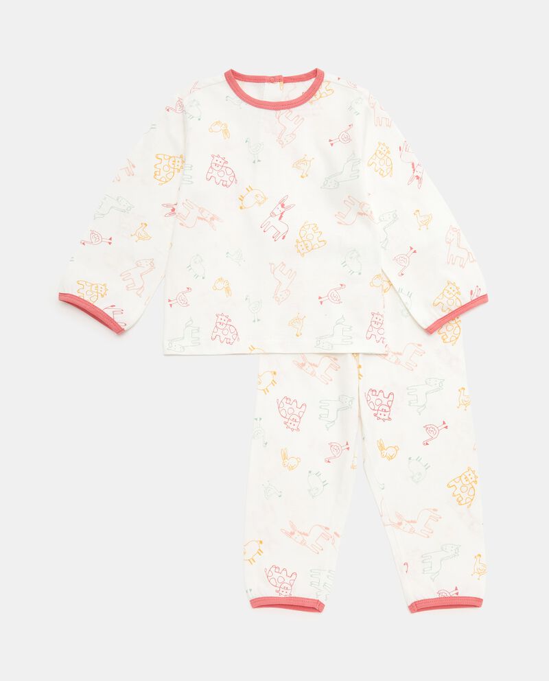 Completo pigiama a fantasia in puro cotone neonata cover