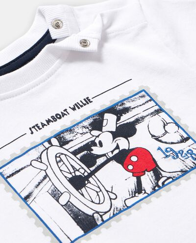 T-shirt in puro cotone con stampa neonato detail 1