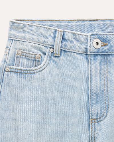 Jeans in puro cotone wide leg ragazza detail 1