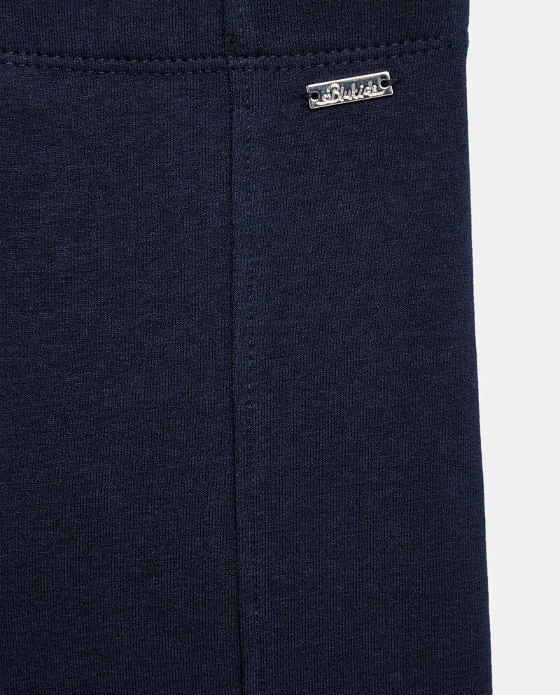 Pantaloni stretti in cotone elasticizzato bambina single tile 1 cotone