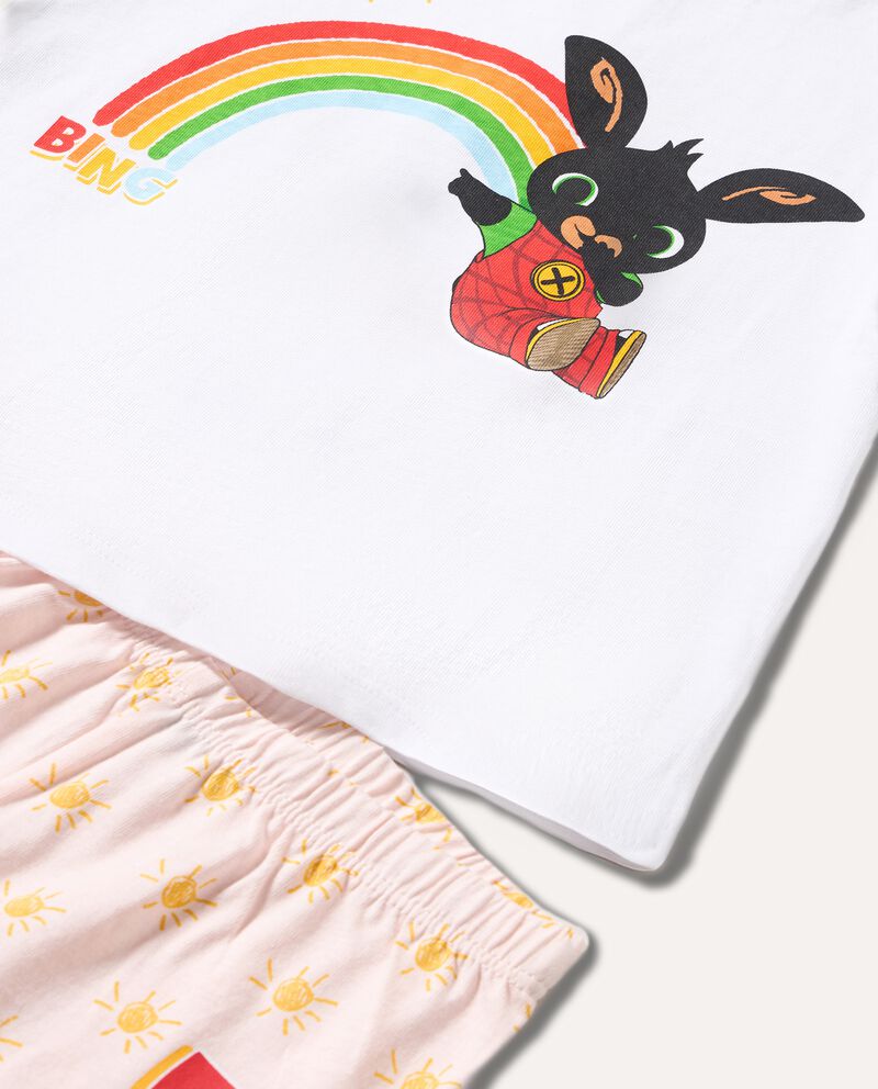 Set pigiama corto in puro cotone neonata single tile 1 