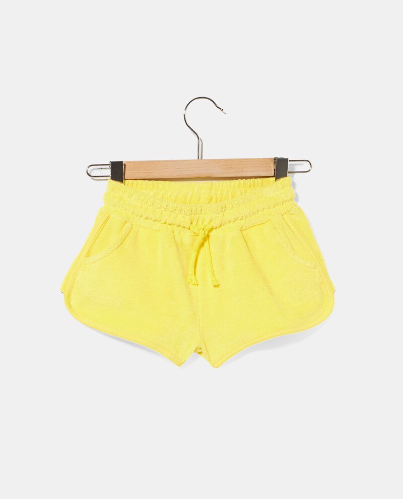 Shorts in spugna di cotone bambina cover