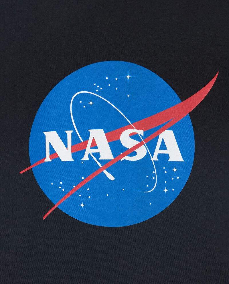 T-shirt in jersey di cotone NASA ragazzo single tile 1 cotone