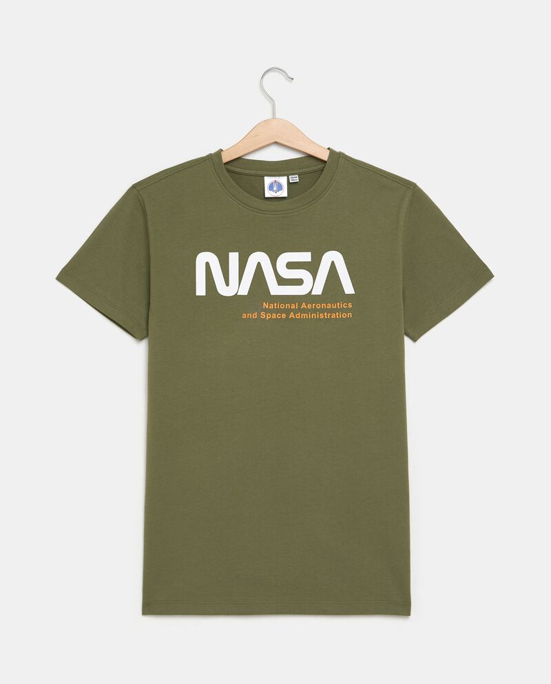 T-shirt Nasa in jersey di puro cotone ragazzo single tile 0 
