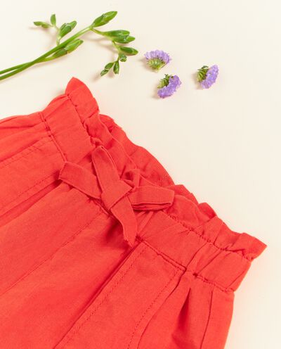 Shorts in misto lino con fiocco IANA detail 1