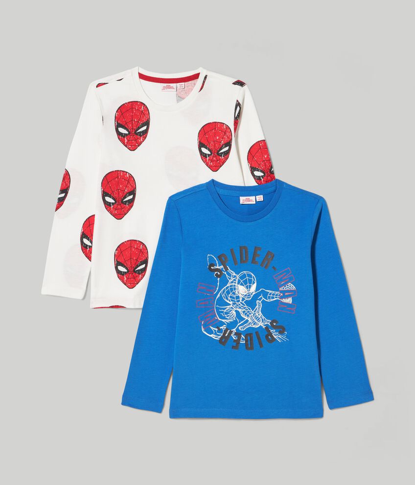 Pack 2 t-shirt Marvel a maniche lunghe bambino double 1 cotone