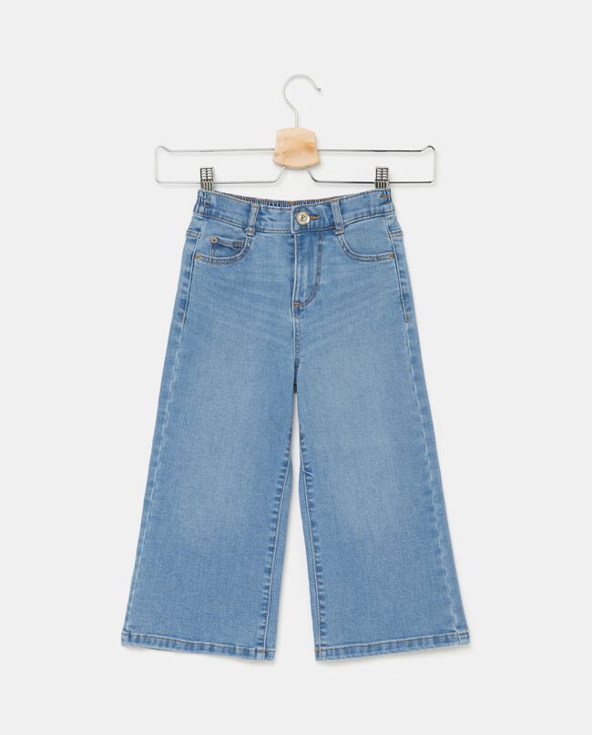 Jeans wide leg in misto cotone bambina carousel 0