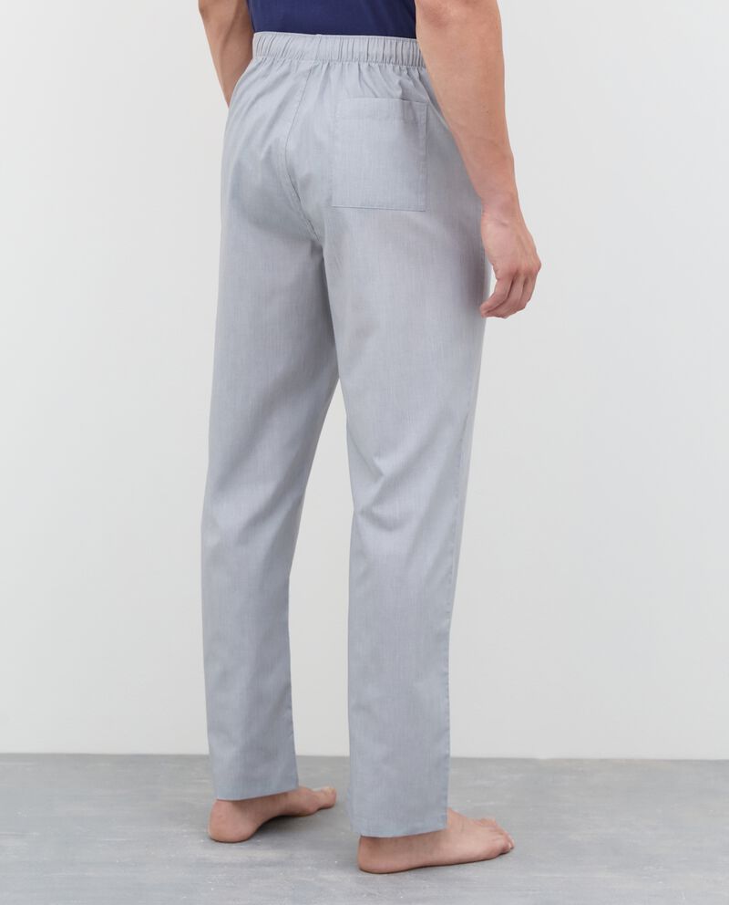 Pantaloni pigiama con coulisse in misto cotone uomo single tile 1 