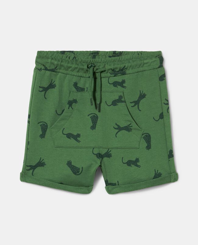 Shorts in felpa di cotone neonato carousel 0