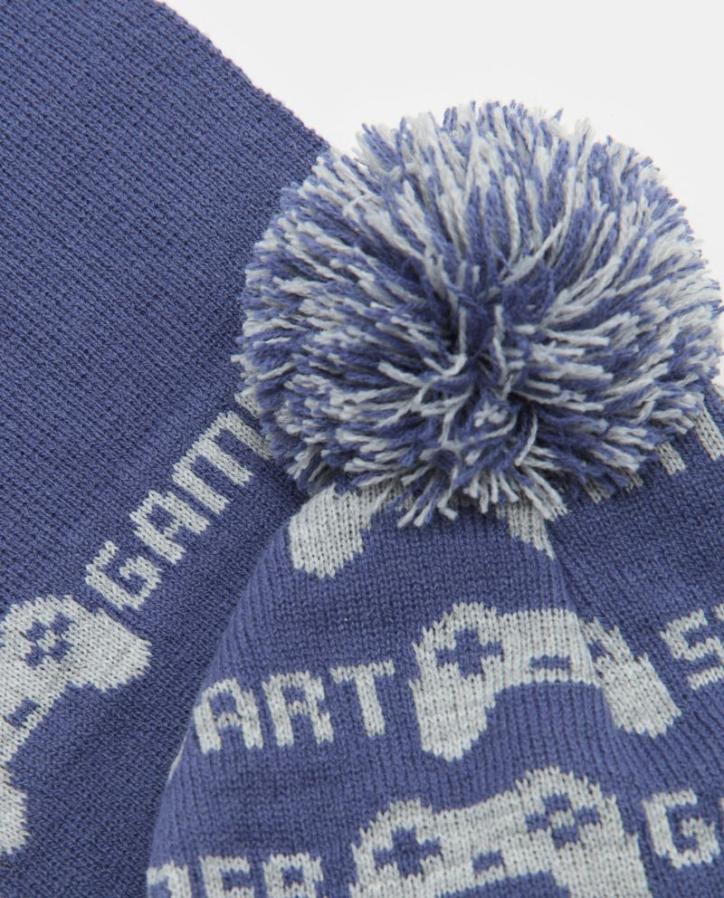 Set berretto e sciarpa in tricot single tile 1 