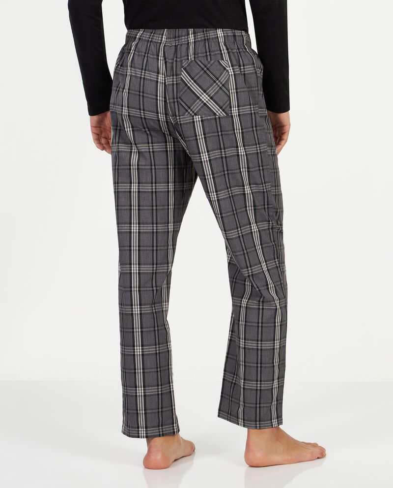 Pantaloni pigiama lunghi a quadri uomo single tile 1 cotone