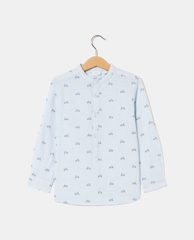 Camicia coreana in puro cotone bambino carousel 0