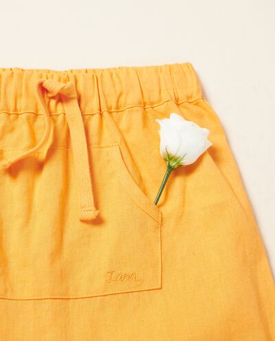 Shorts in misto lino IANA detail 1