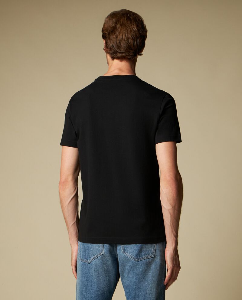 T-shirt girocollo in puro cotone uomo single tile 1 cotone