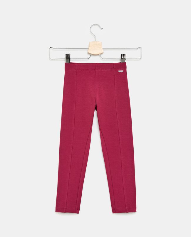 Pantaloni stretti in cotone elasticizzato bambina carousel 0