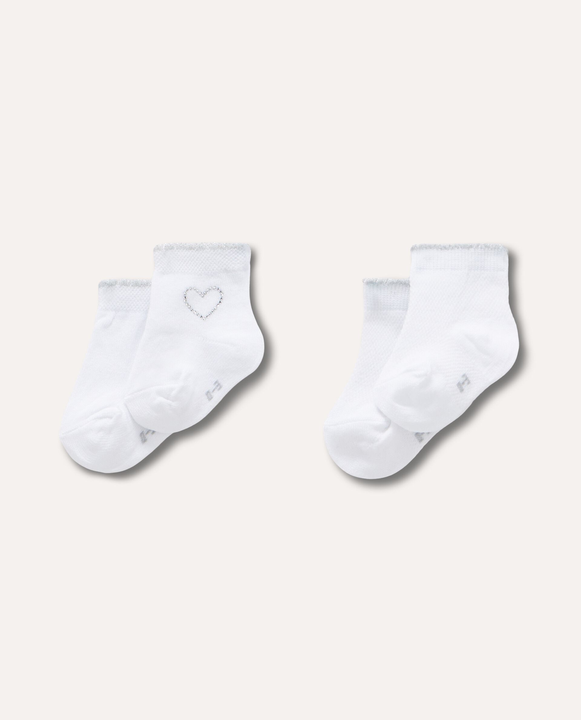 Pack 2 calzini con applicazioni neonata