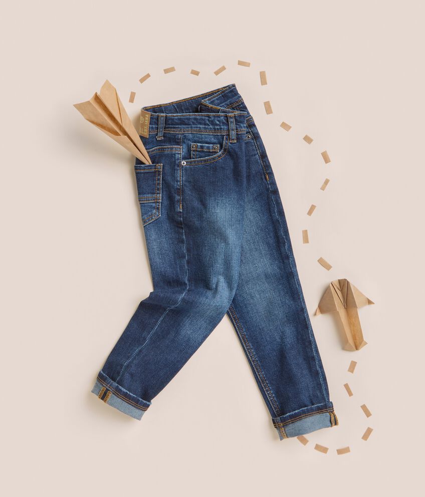 Jeans in denim stretch IANA bambino double 1 