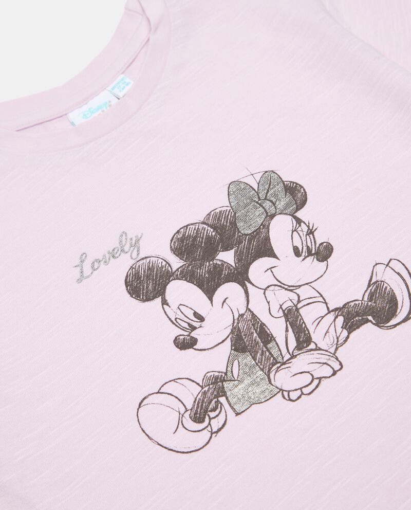 T-shirt in cotone con stampa Disney neonata single tile 1 