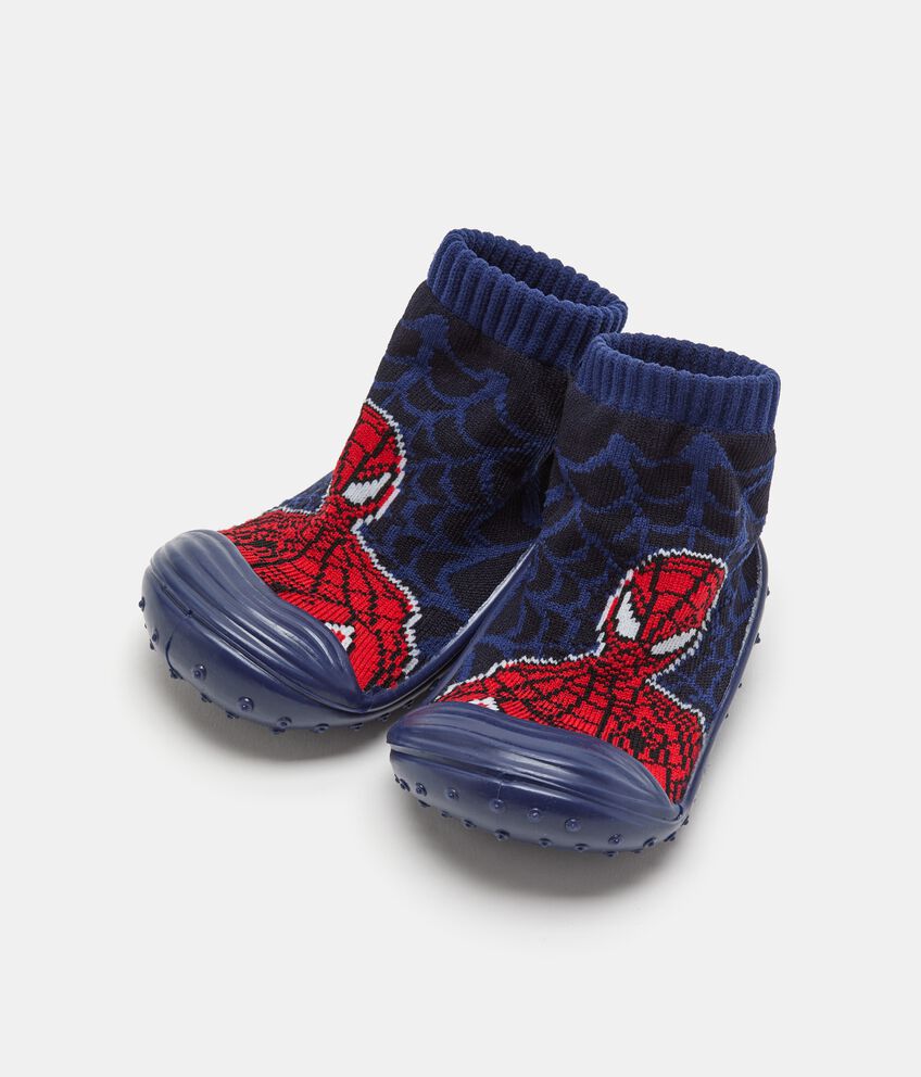 Scarpe a calzino antiscivolo con stampa Spider-Man neonato double 1 