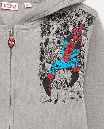 Felpa Spider-Man di puro cotone con zip bambino detail 1