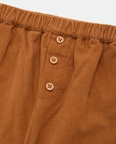 Pantaloni a costina in puro cotone neonato detail 1