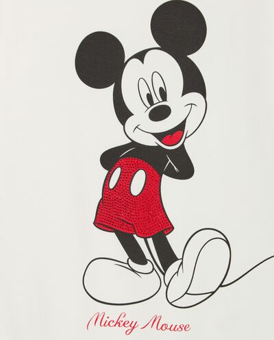 T-shirt in cotone elasticizzato con stampa Disney ragazza detail 1
