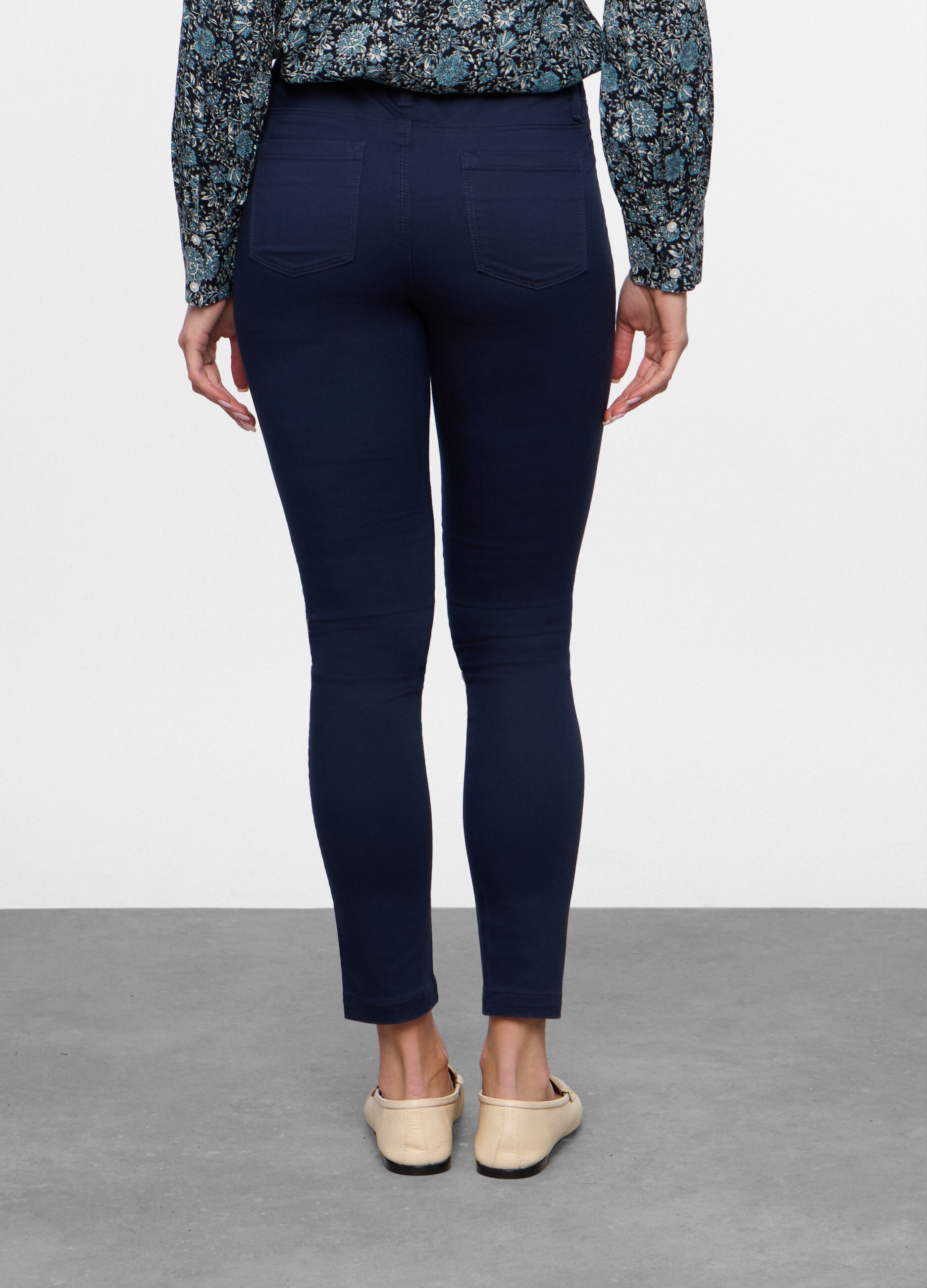 Jeggings in denim di misto donna_1