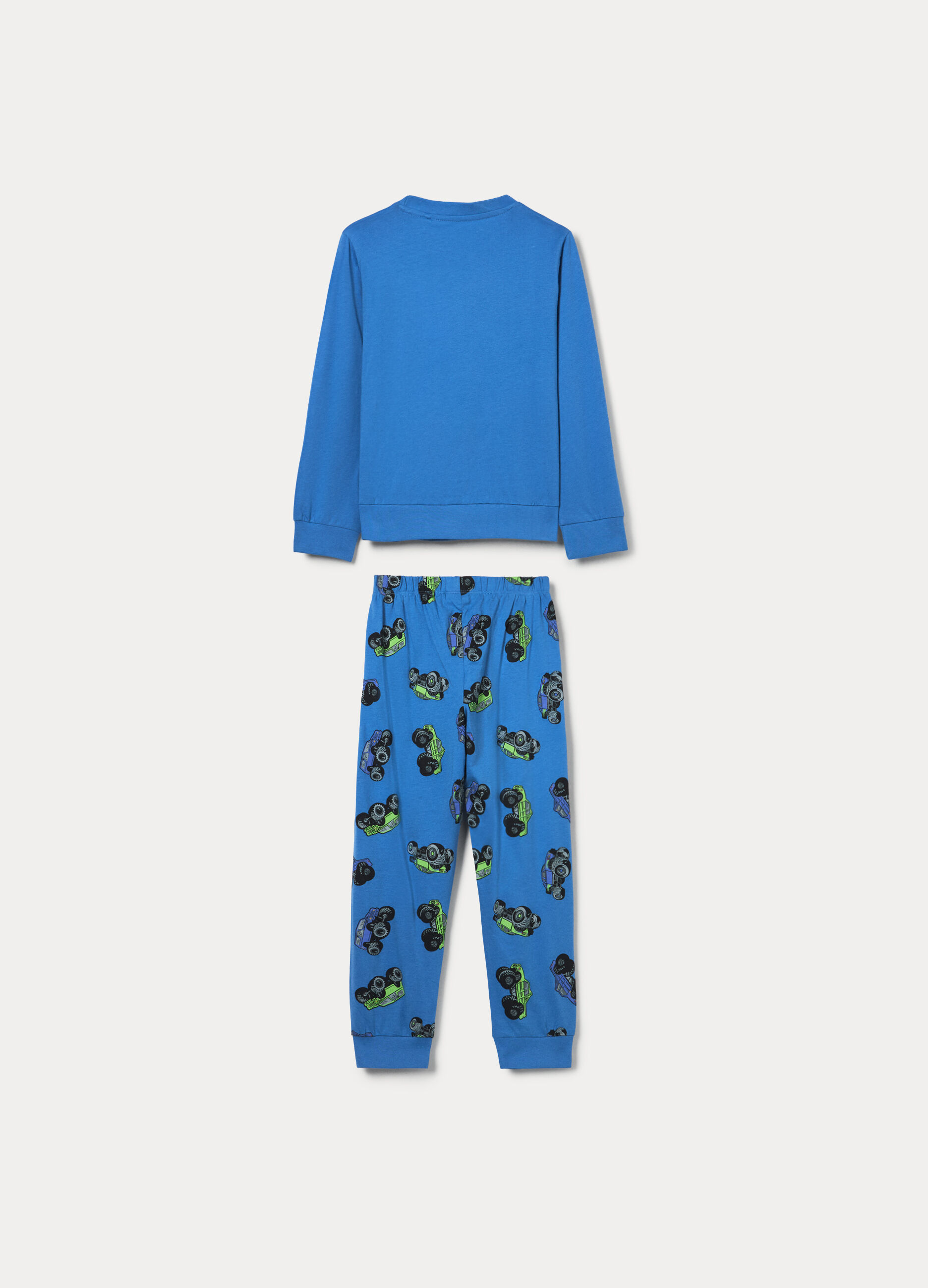 Set pigiama lungo in jersey di puro cotone bambino_1