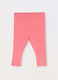 Leggings in costina di cotone stretch neonata_0