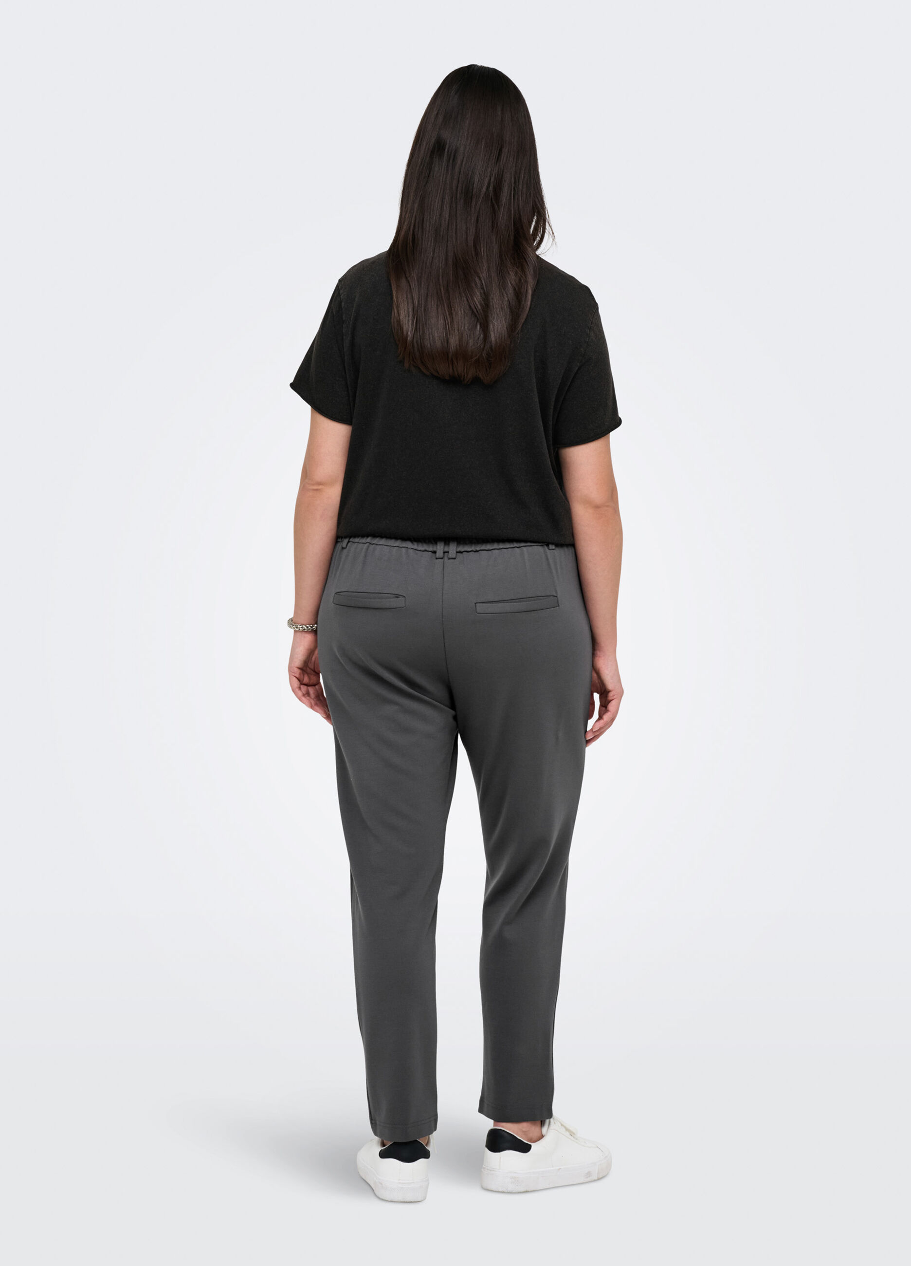 Pantaloni regular fit con coulisse_1