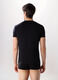 T-shirt collo a V in cotone stretch uomo_1