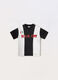 T-shirt calcio a righe bambino_0