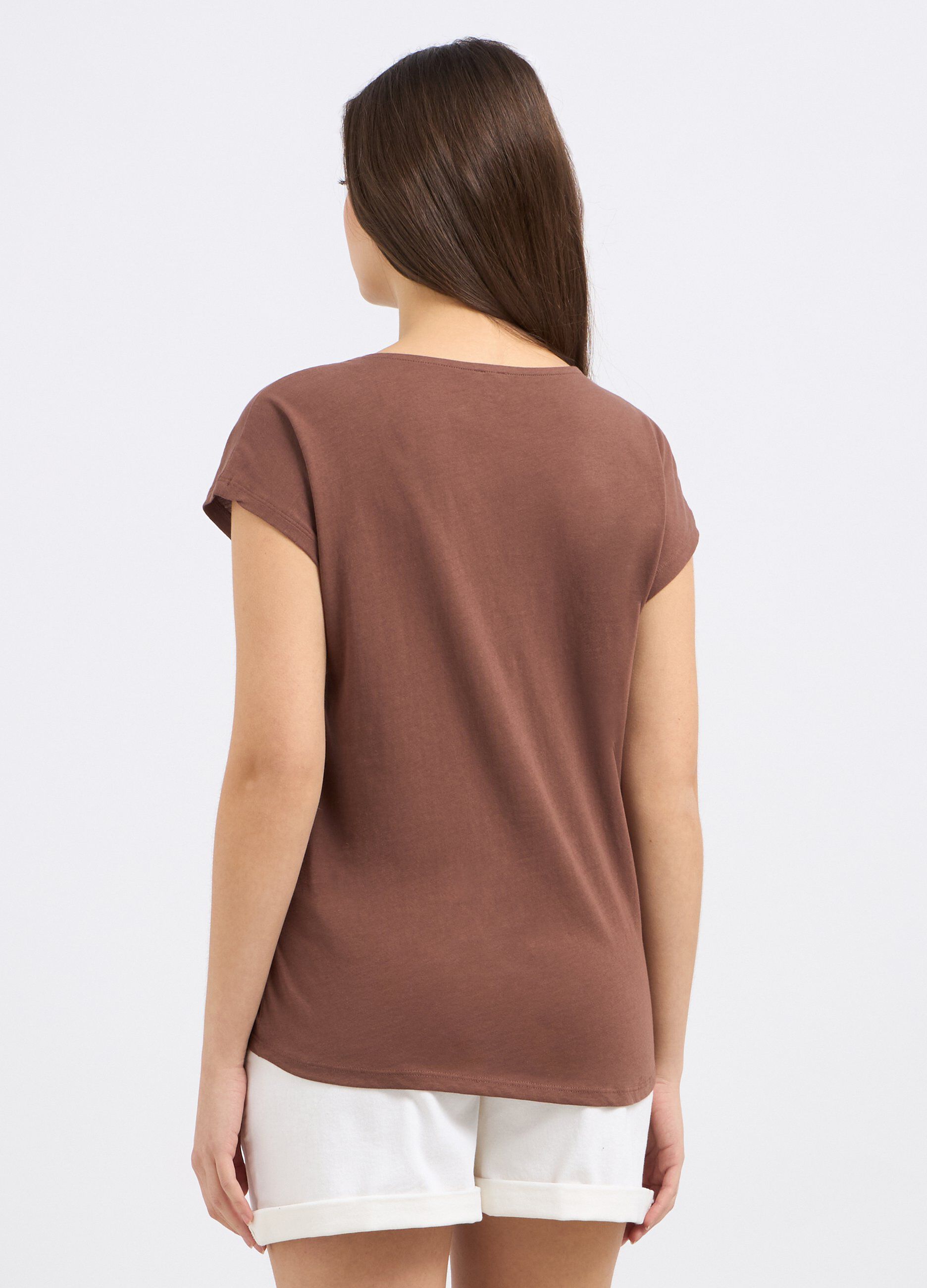 T-shirt in puro cotone donna_1