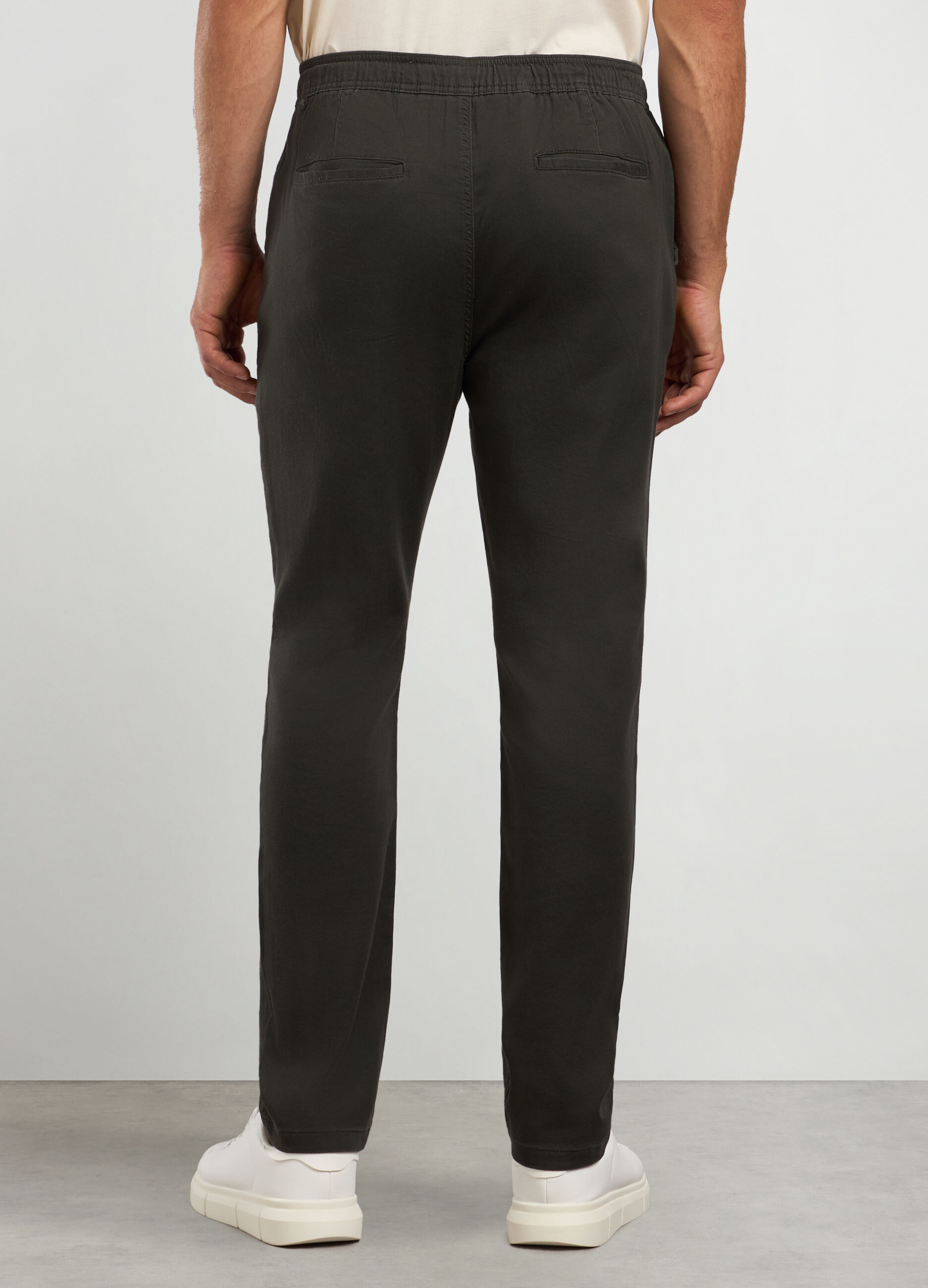 Joggers slim fit in misto cotone uomo_1