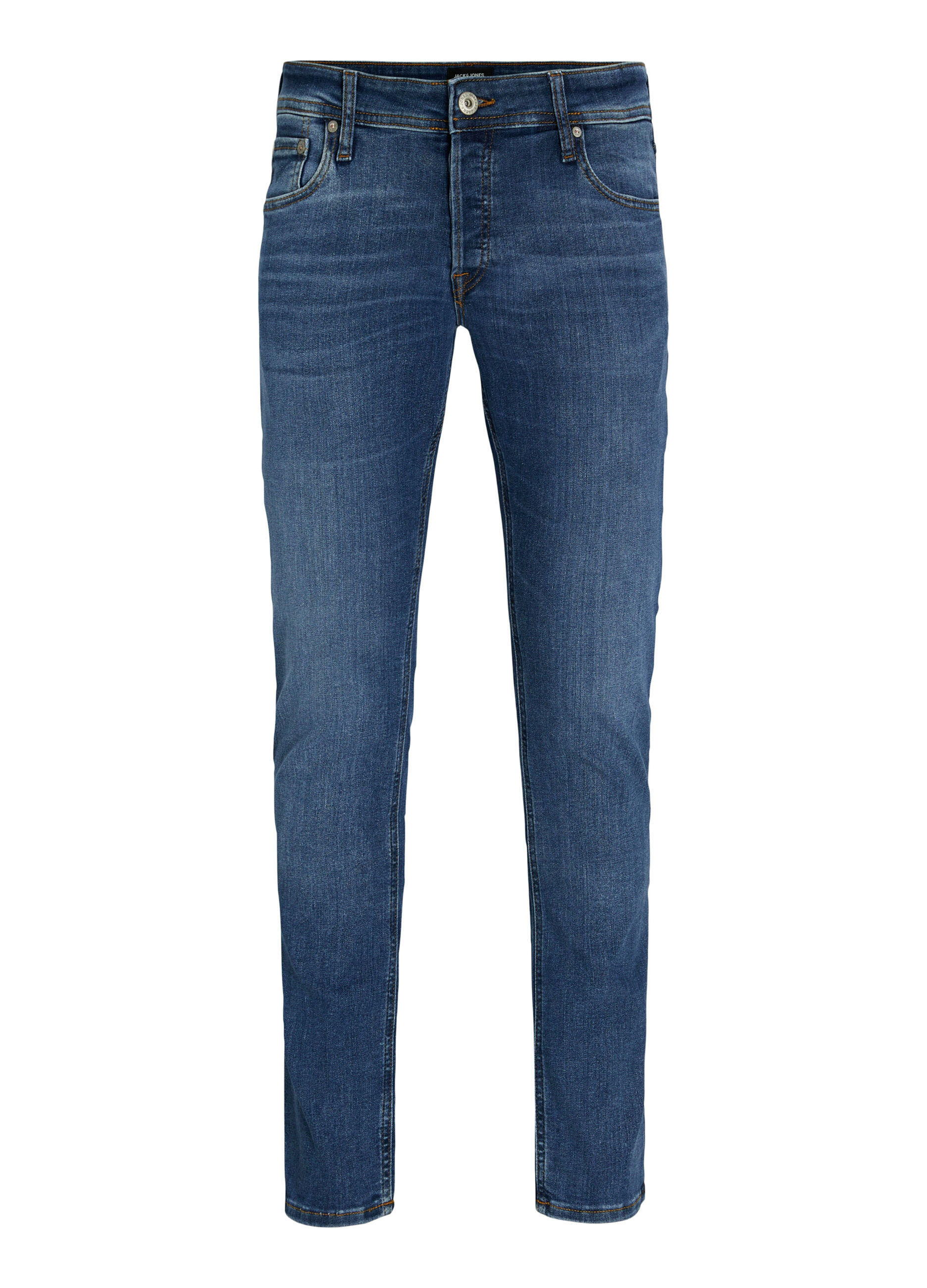Jeans slim fit in denim di cotone uomo_6